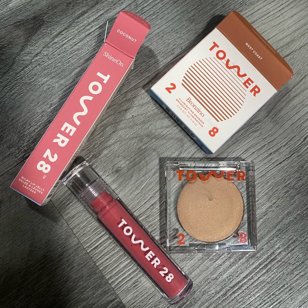 TOWER 28 CREAM BRONZER & LIP GLOSS